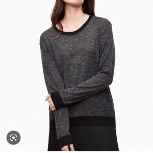 3/$40 Aritzia Wilfred | lightweight ringer sweater | Size S